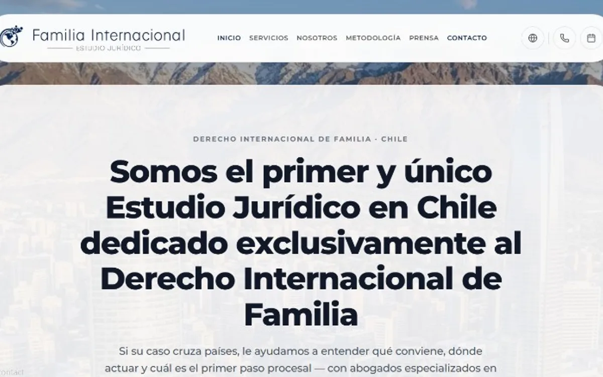 Portada de Familia Internacional, estudio de Derecho Internacional de Familia